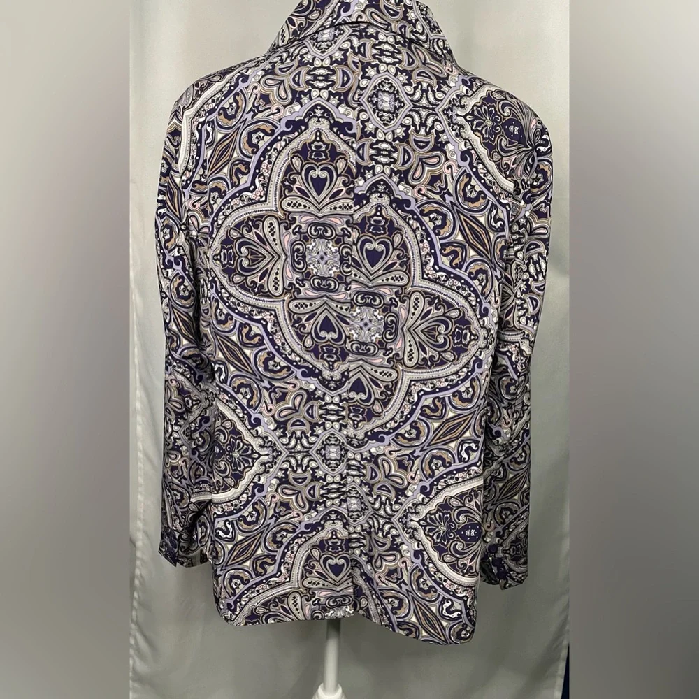 Chicos women’s‎ Paisley Patterned Blazer - Picture 4 of 6
